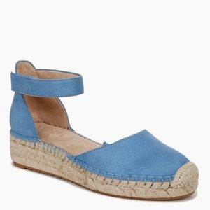 Soul Naturalizer Women’s Wren Ankle-Strap Wedge Espadrilles Blue Size 9